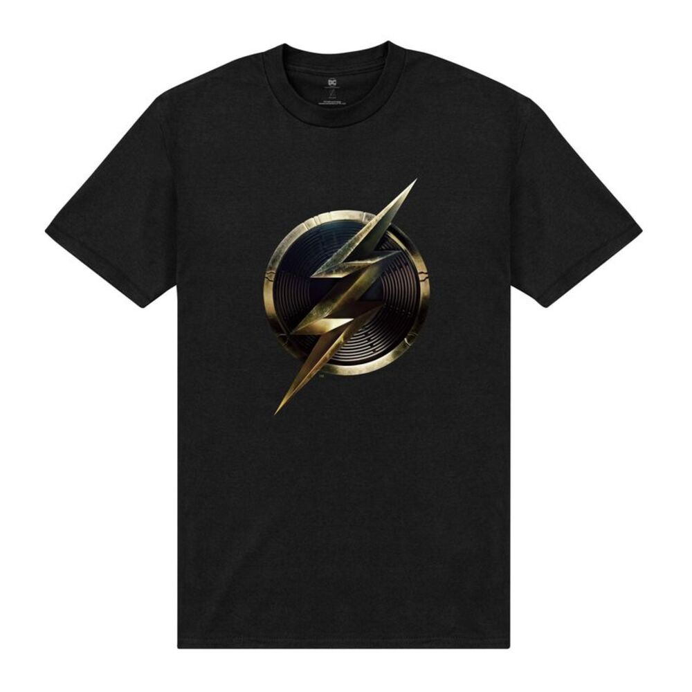 The Flash Unisex Adult Logo T-Shirt / Black